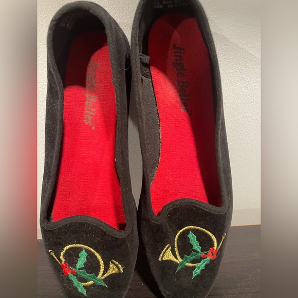 Jingle Belles Velvet Ballet Flat - Picture 6 of 7